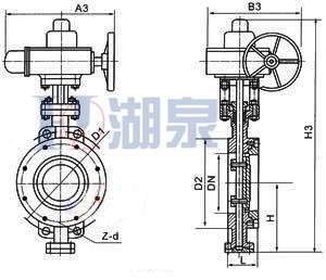 d943h-10c电动硬密封蝶阀