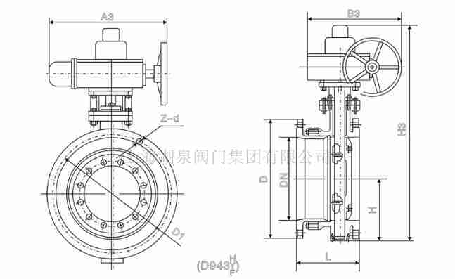 防爆电动蝶阀生产厂家MD943H-16C dn400